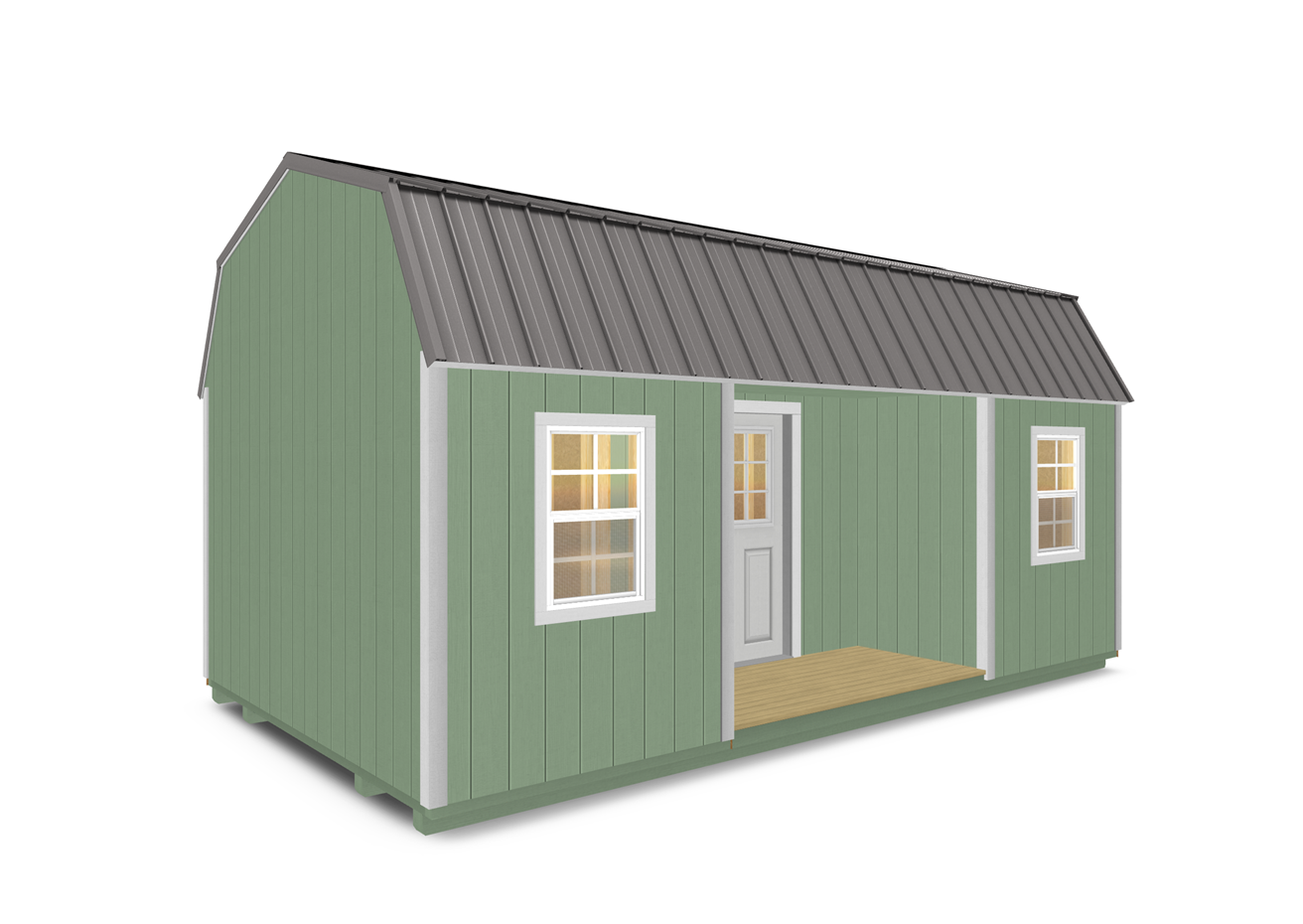 Lofted Cottage with Middle Porch